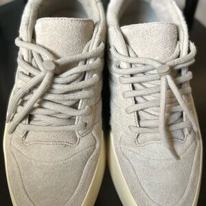Fear of God Light Gray Suede Sneakers